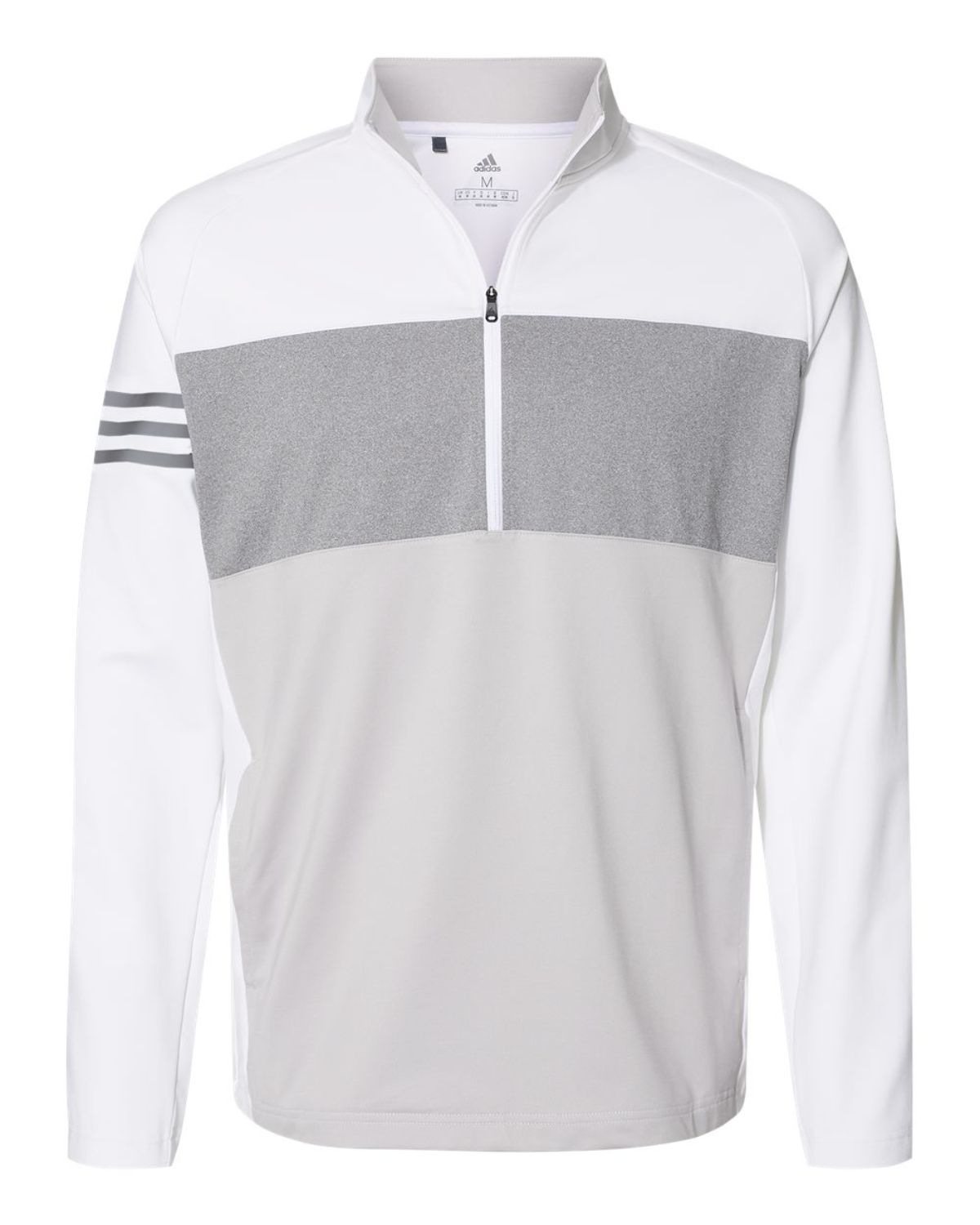 Adidas Golf A492 3-Stripes Competition Quarter-Zip Pullover