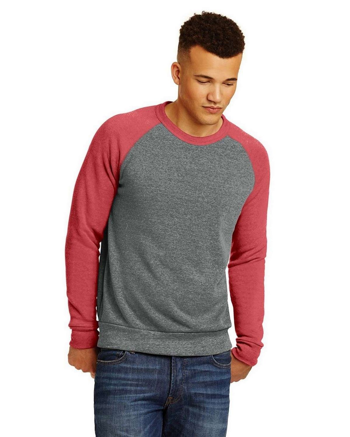 Alternative AA32022 Champ Colorblock Eco-Fleece Sweatshirt