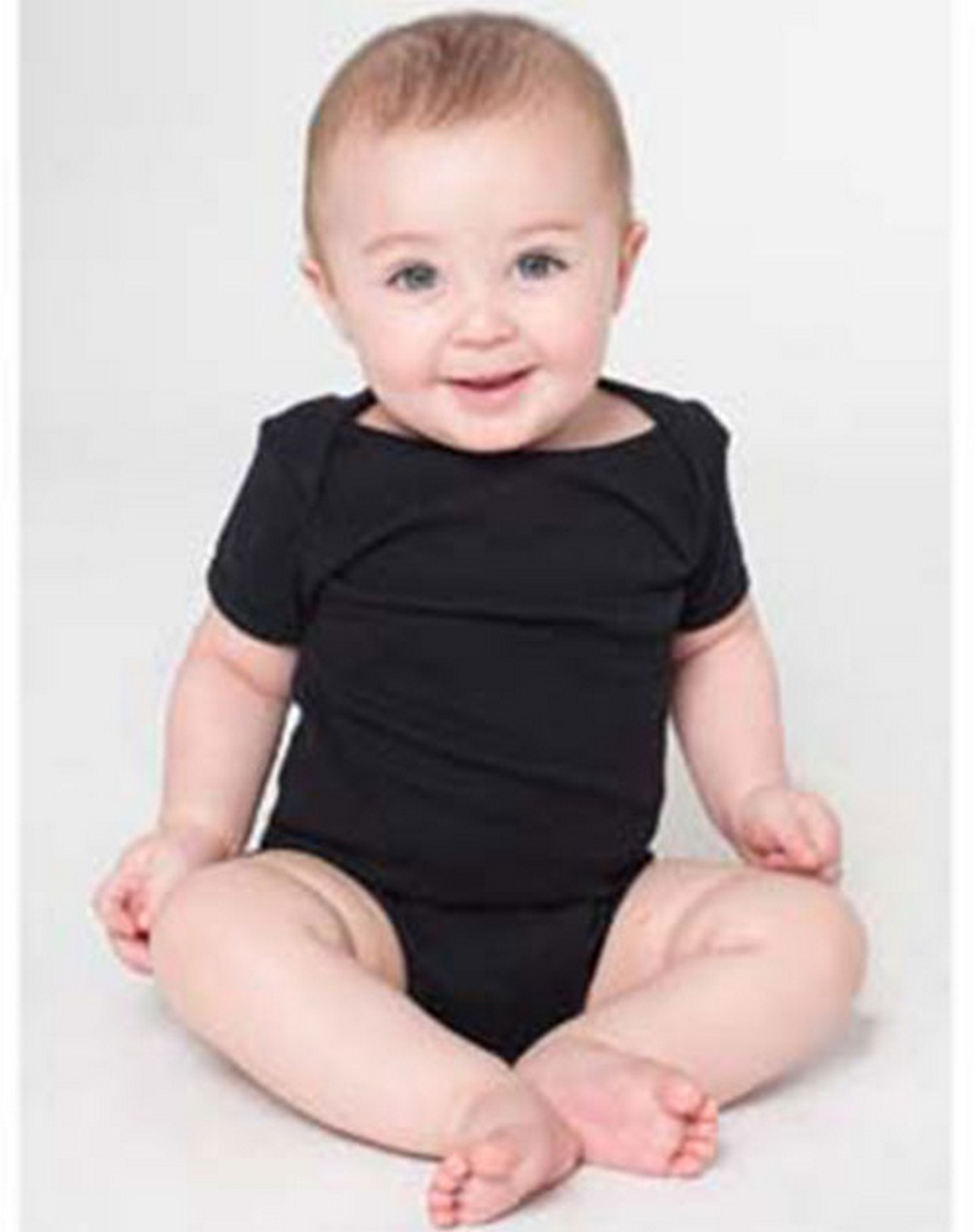 American Apparel 4001W Infant Baby Rib Short-Sleeve One-Piece