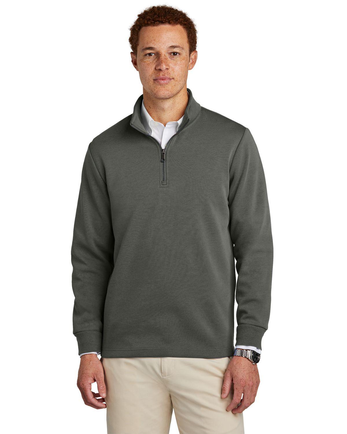 Brooks Brothers BB18206 Double-Knit 1/4-Zip
