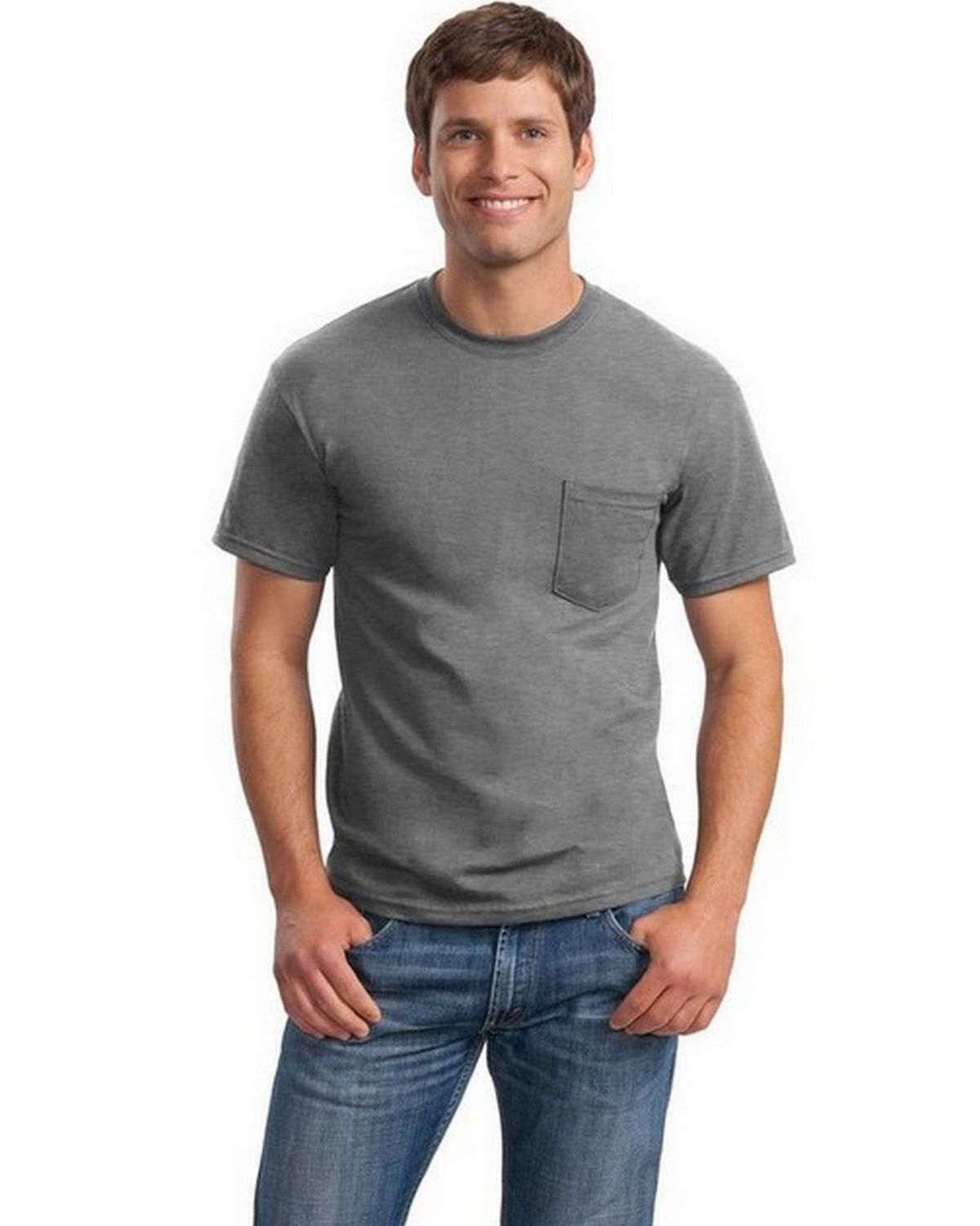 Gildan 8300 DryBlend/Cotton 50/50 Pocket T Shirt