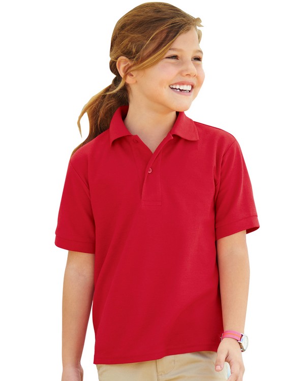 Jerzees 537YR Youth Easy Care Polo