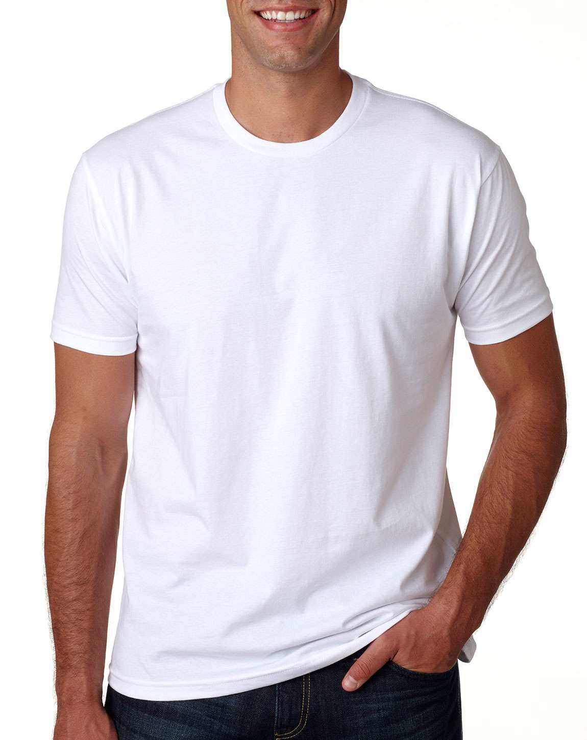 Next Level 3600A Mens Made in USA Cotton Crew