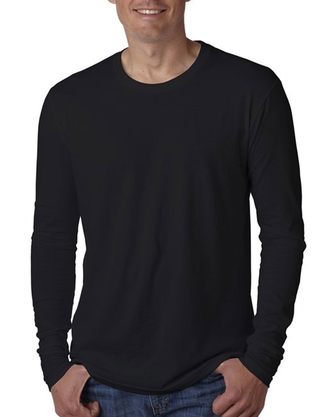 Next Level N3601 Mens Premium Fitted Long-Sleeve Crew Tee