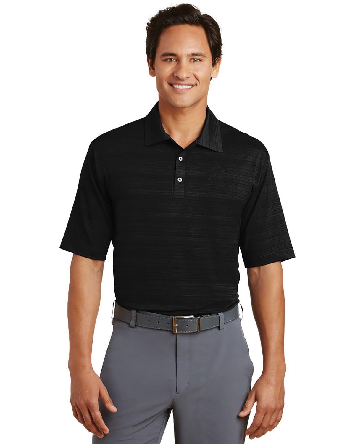 Nike Golf 429438 Men Elite Heather Fine Line Bonded Polo Shirt