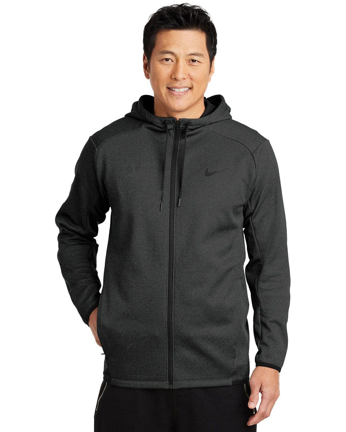 Nike Golf NKAH6268 Therma-FIT Textured Fleece Full-Zip Hoodie