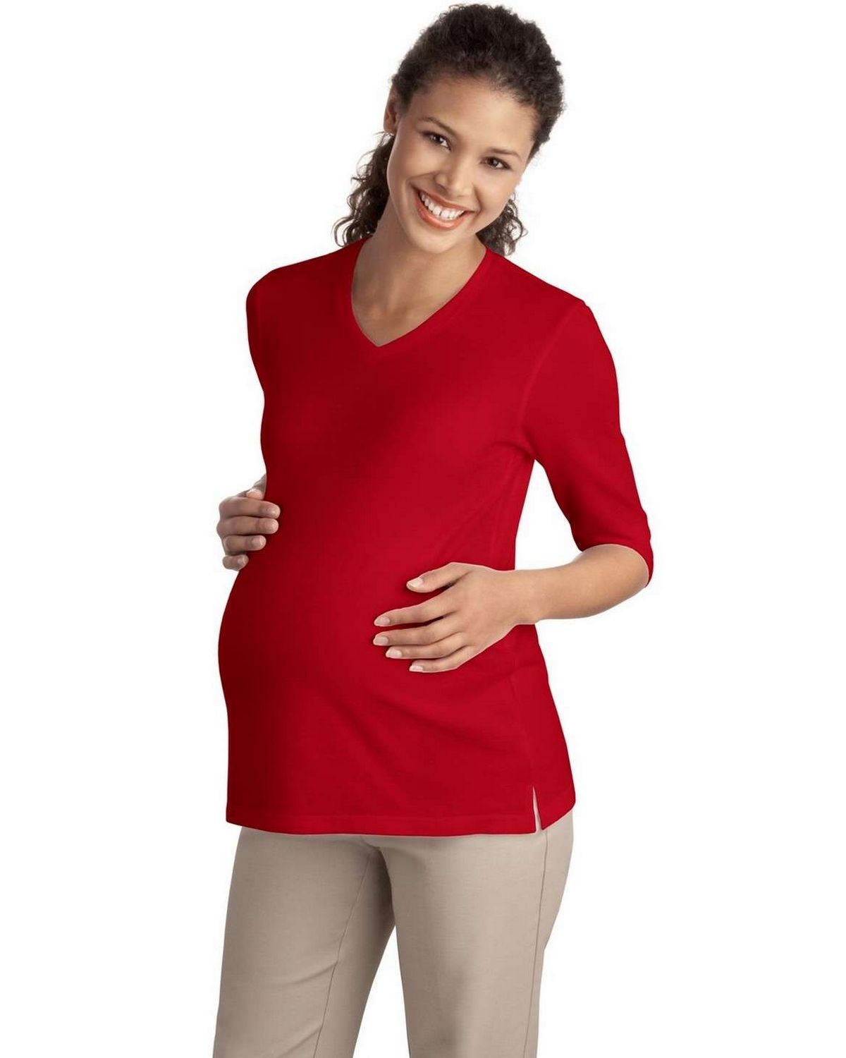 Port Authority L561M Ladies Silk Touch Maternity Shirt