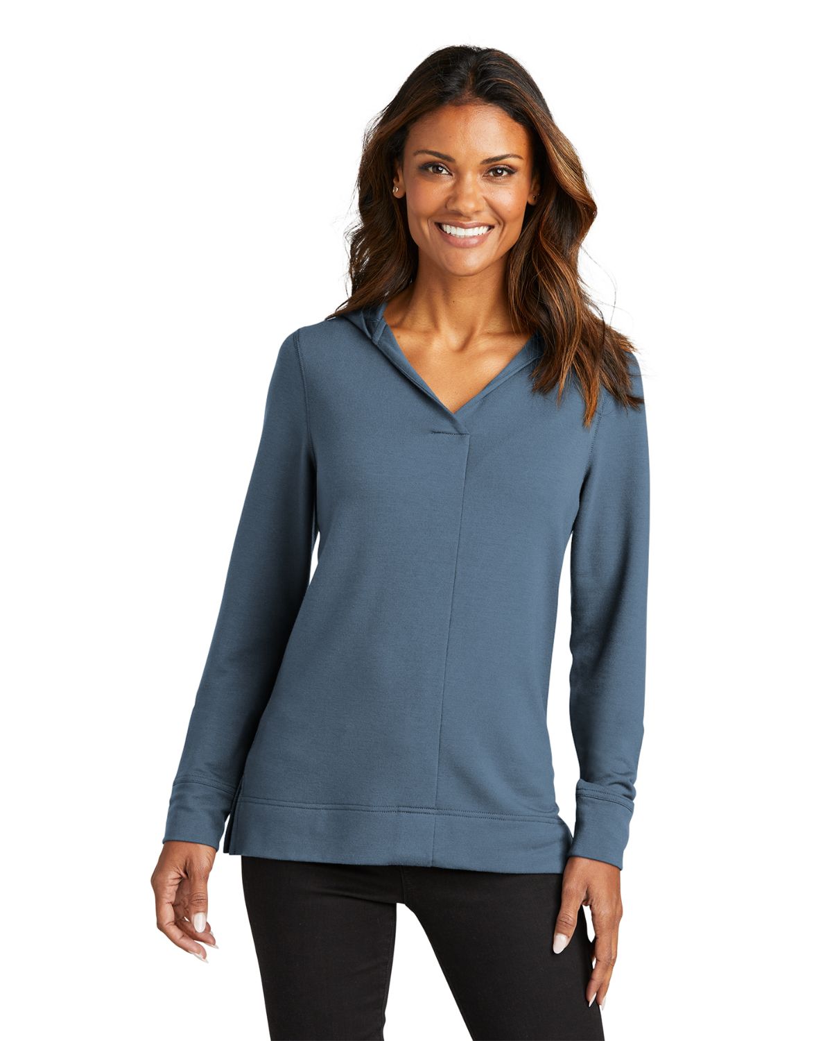 Port Authority LK826 Ladies Microterry Pullover Hoodie