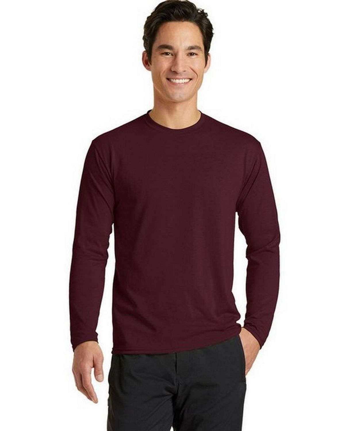 Port & Company PC381LS Long Sleeve Essential Blended Performance Tee