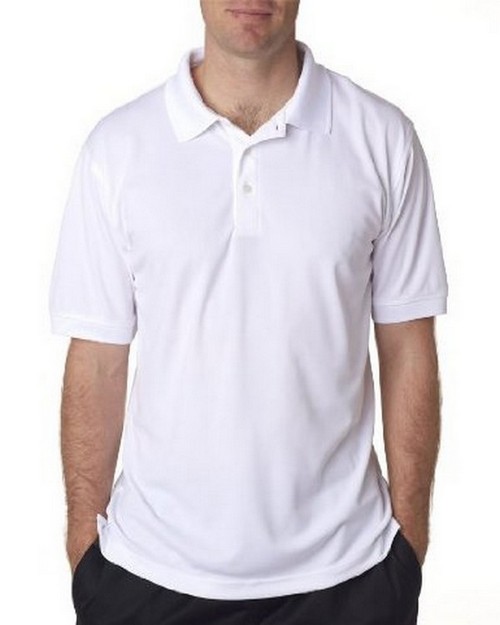 UltraClub 8315 Mens Platinum Performance Pique Polo with TempControl Technology